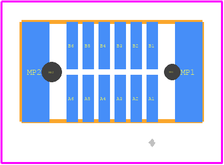 294133 - TE Connectivity PCB footprint - Other - Other - 294133-1