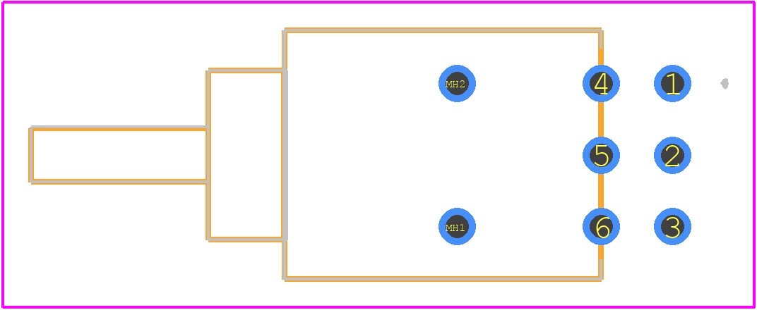 B13JJHCF - NKK Switches PCB footprint - Other - Other - B13JJHCF-3