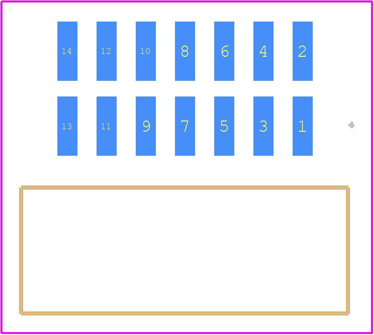 1511200014 - Molex PCB footprint - Other - Other - 1511200014-4