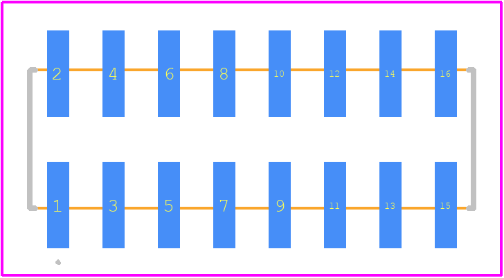 151216-2420-RB - 3M PCB footprint - Other - Other - 151216-2420-RB-3