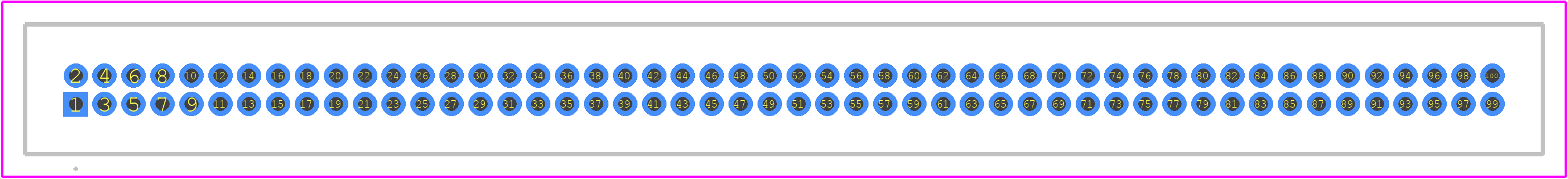 TFC-150-01-F-D - SAMTEC PCB footprint - Other - Other - TFC-150-01-F-D-2