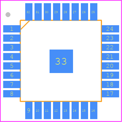 L9663 - STMicroelectronics PCB footprint - Quad Flat Packages - Quad Flat Packages - TQFP32