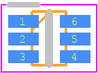 MASWSS0151TR-3000 - MACOM PCB footprint - SOT23 (6-Pin) - SOT23 (6-Pin) - SOT363