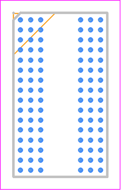 H5TQ2G63GFR - Hynix PCB footprint - BGA - BGA - 96Ball Fine Pitch Ball Grid Array Outline-ren1