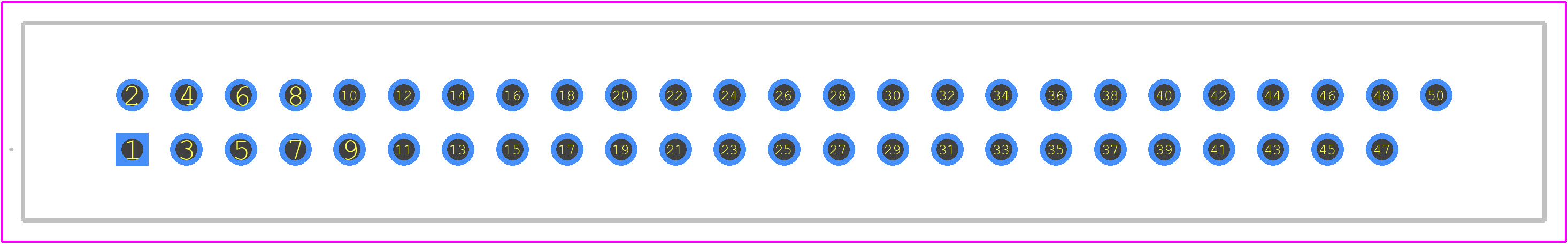 TST-125-01-G-D-49 - SAMTEC PCB footprint - Other - Other - TST-125-01-G-D-49-1