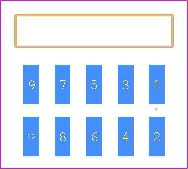 TSM-105-01-SS-DH - SAMTEC PCB footprint - Other - Other - TSM-105-ZZ-YYY-DH