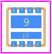 SIZ348DT-T1-GE3 - Vishay PCB footprint - Other - Other - PowerPAIR® 3 x 3