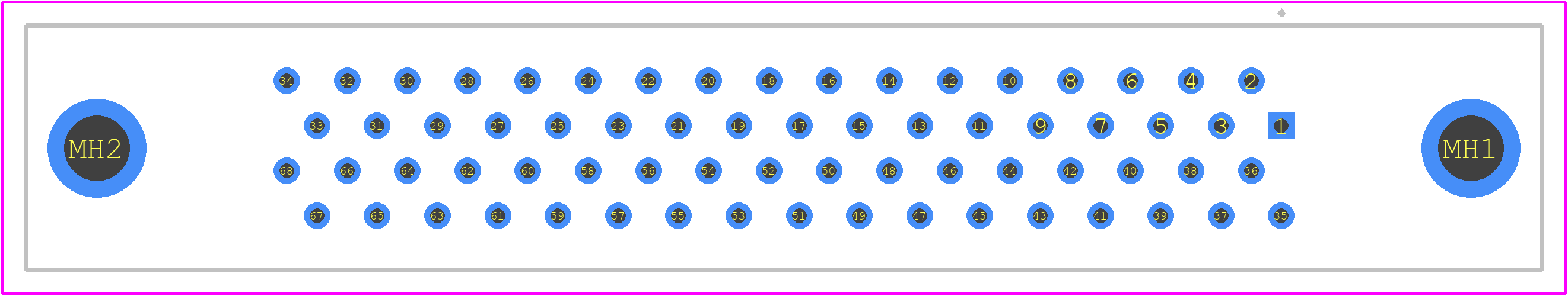 786554-7 - TE Connectivity PCB footprint - Other - Other - 786554-7-1