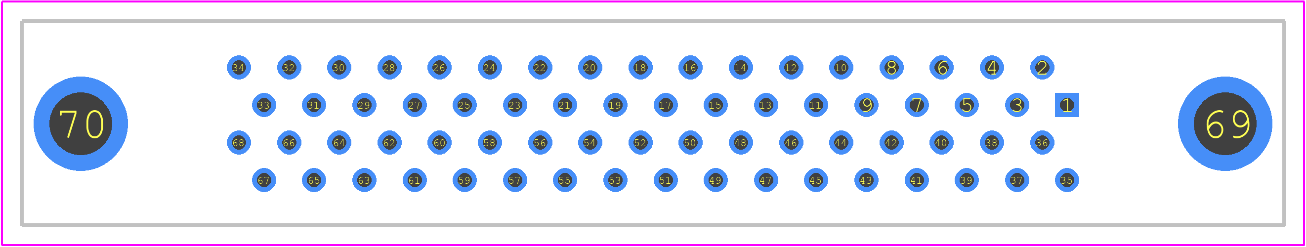 786557-7 - TE Connectivity PCB footprint - Other - Other - 786557-7