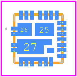 SiC437AED-T1-GE3 - Vishay PCB footprint - Other - Other - PowerPAK® MLP44-24L_2
