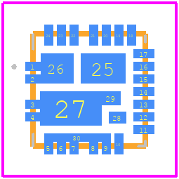 SIC437DED-T1-GE3 - Vishay PCB footprint - Other - Other - PowerPAK® MLP44-24L_2