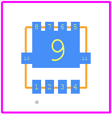 NVTFS005N04CTAG - onsemi PCB footprint - Other - Other - WDFN8 3.3x3.3, 0.65P CASE 511AB ISSUED