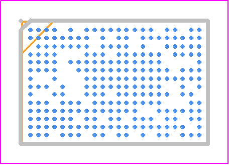 MT2523G - Mediatek PCB footprint - BGA - BGA - TFBGA_426_9x6