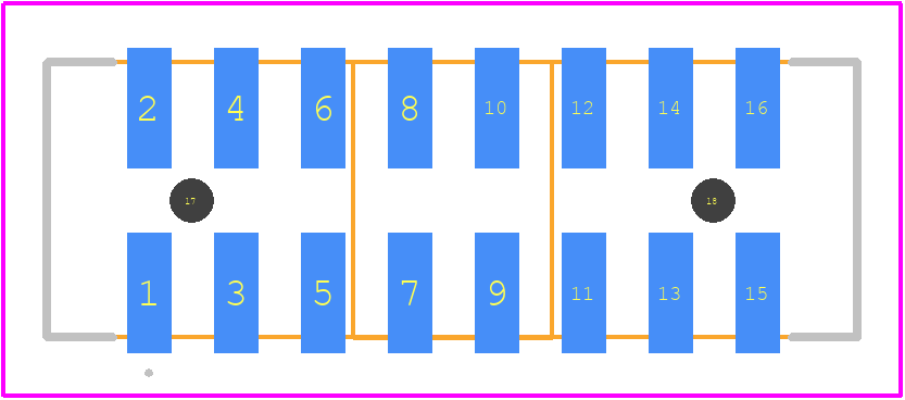 0878321622 - Molex PCB footprint - Other - Other - 0878321622-2