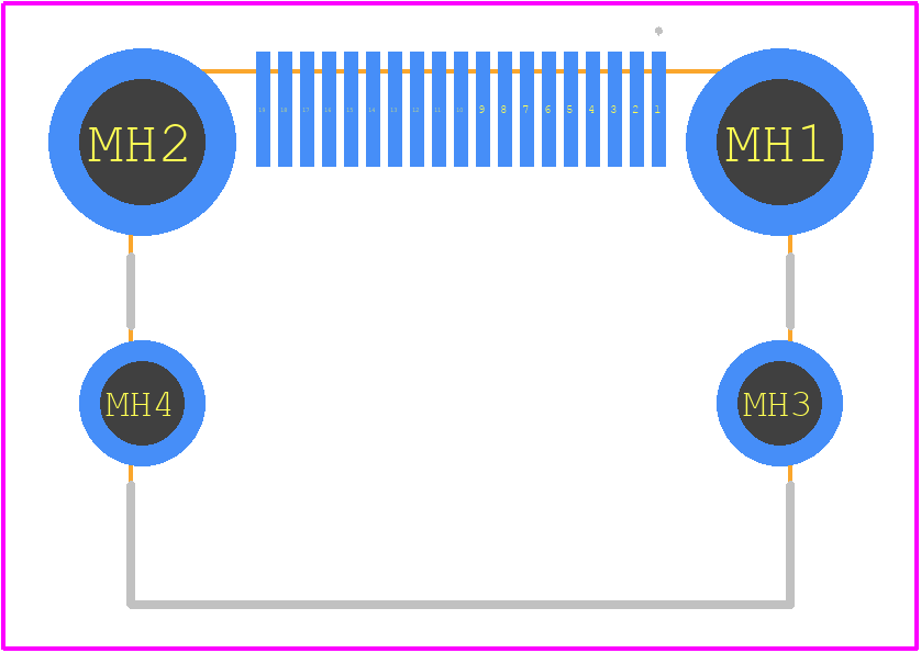 2086581061 - Molex PCB footprint - Other - Other - 2086581061-1