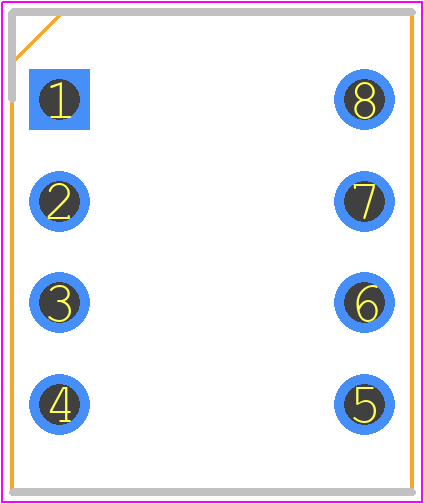 EDS104SZ - ECE PCB footprint - Dual-In-Line Sockets - Dual-In-Line Sockets - EDS104SZ