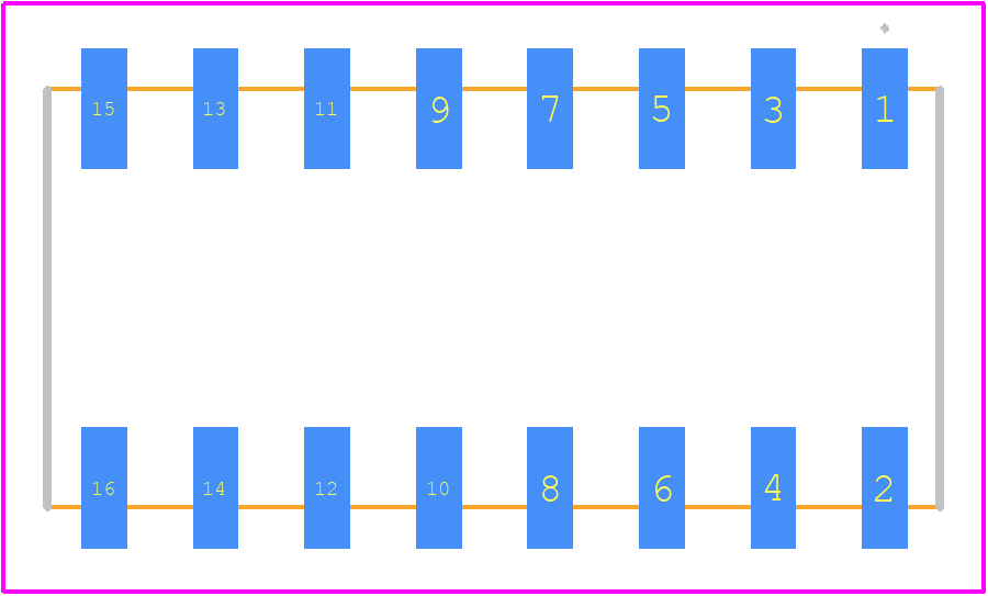 ICF-316-T-O-TR - SAMTEC PCB footprint - Other - Other - ICF-316-T-O-TR-2