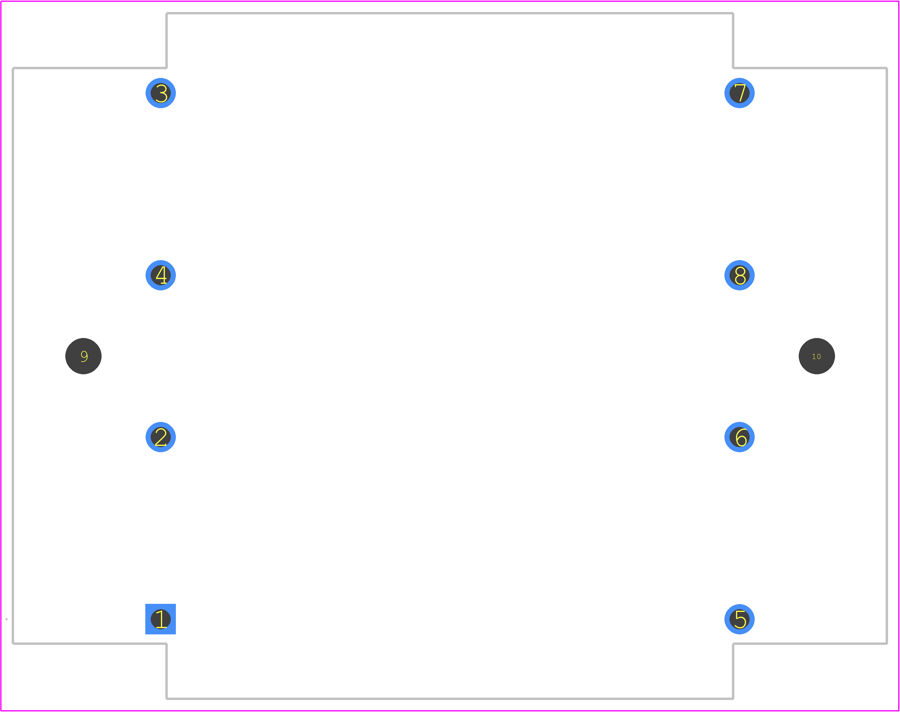 LP-30-800 - Bel PCB footprint - Other - Other - 72.90mm x 57.20mm 