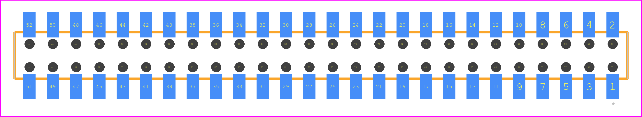 MMS-126-02-F-DV-K-TR - SAMTEC PCB footprint - Other - Other - MMS-126-02-XXX-DV-K-TR