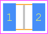 RMCF1210FT11R3 - Stackpole Electronics, Inc. PCB footprint - Resistor Chip - Resistor Chip - RMCF1210