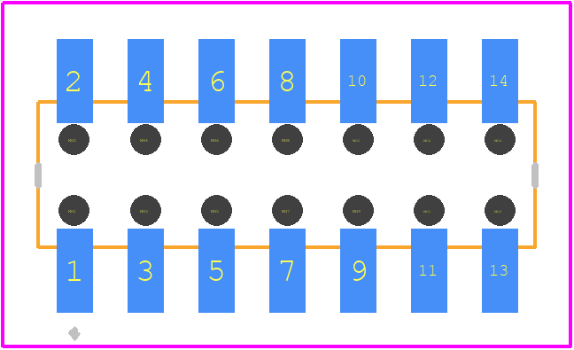 1-2314846-4 - TE Connectivity PCB footprint - Other - Other - 1-2314846-4-2
