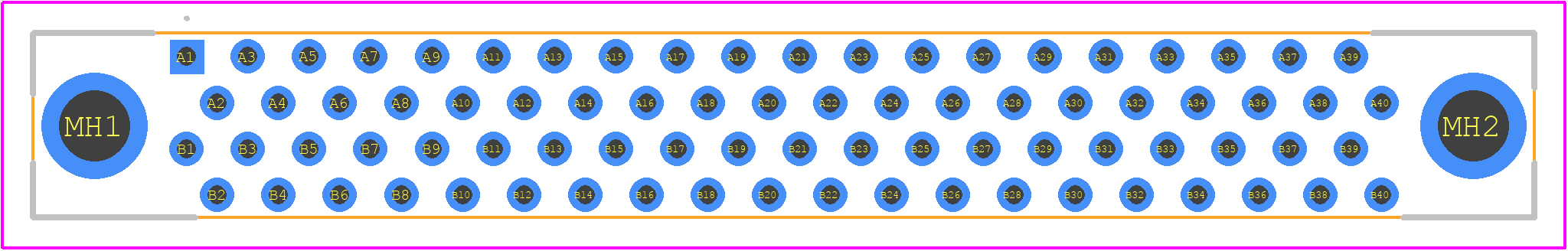 FX5-80S3C-DSAL(72) - Hirose PCB footprint - Other - Other - FX5-80S3C-DSAL(72)-4