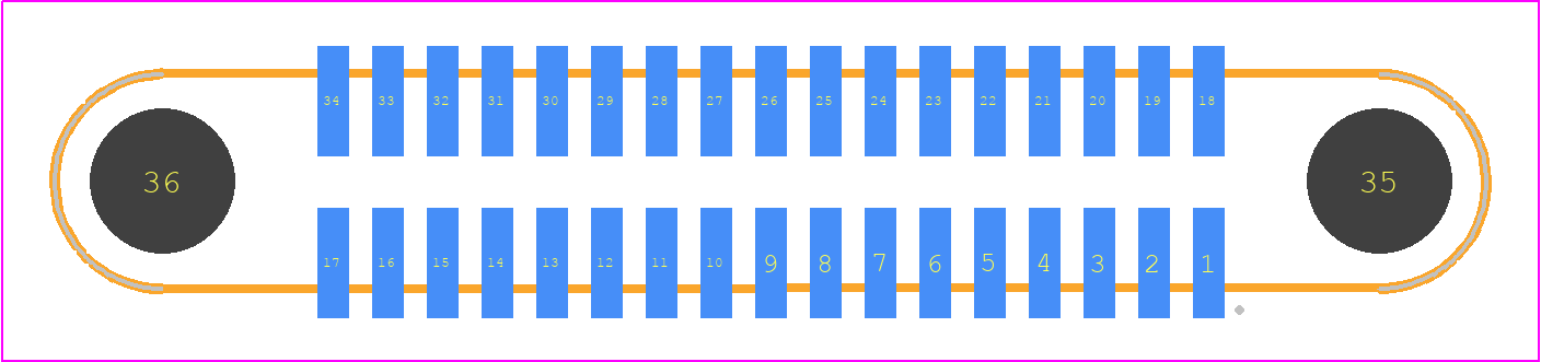 G125-FS13405F1R - Harwin PCB footprint - Other - Other - G125-FS13405F1R
