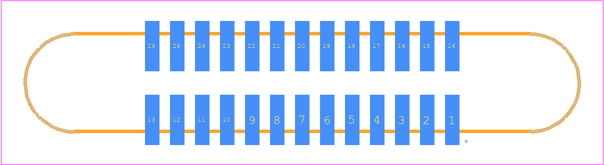 G125-FS12605F2R - Harwin PCB footprint - Other - Other - G125-FS12605F2R