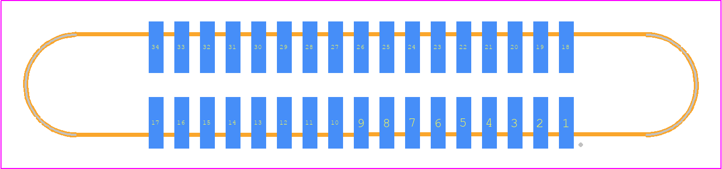 G125-FS13405F2R - Harwin PCB footprint - Other - Other - G125-FS13405F2R