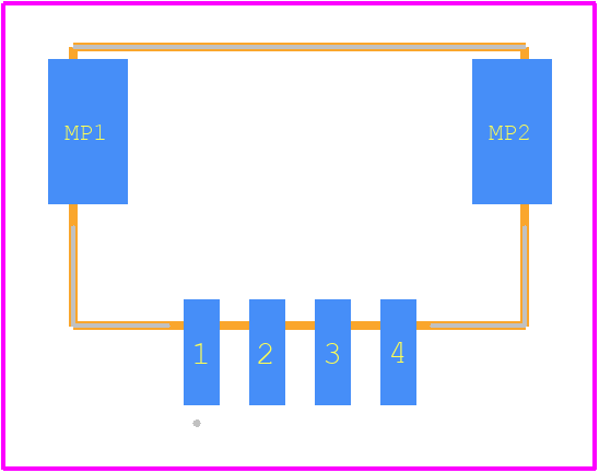 213225-0430 - Molex PCB footprint - Other - Other - 213225-0430-3