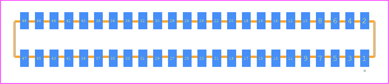 CLP-124-02-S-D - SAMTEC PCB footprint - Other - Other - CLP-124-02-XXX-D