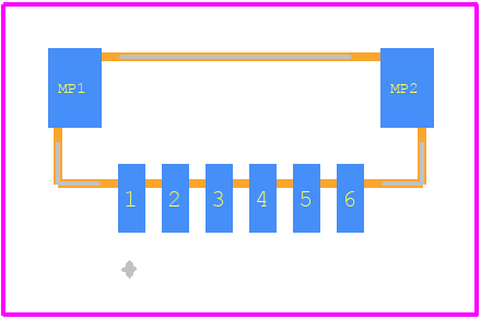 1734595-6 - TE Connectivity PCB footprint - Other - Other - 1734595-6-1