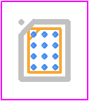 NVT4555UK - NXP PCB footprint - BGA - BGA - SOT1390-12