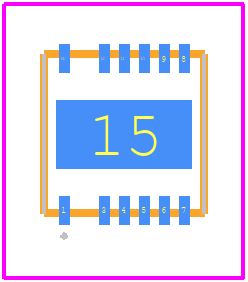 LT6376HDF#PBF - Analog Devices PCB footprint - Other - Other - DF Package 14(12)-Lead Plastic DFN (4mm × 4mm) (Reference LTC DWG # 05-08-1963 Rev Ø)