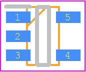 XB5353A - Xysemi PCB footprint - SOT23 (5-Pin) - SOT23 (5-Pin) - SOT23-5