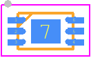 PL133-27GC-R - Microchip PCB footprint - Small Outline No-lead - Small Outline No-lead - PL133-27GC-R