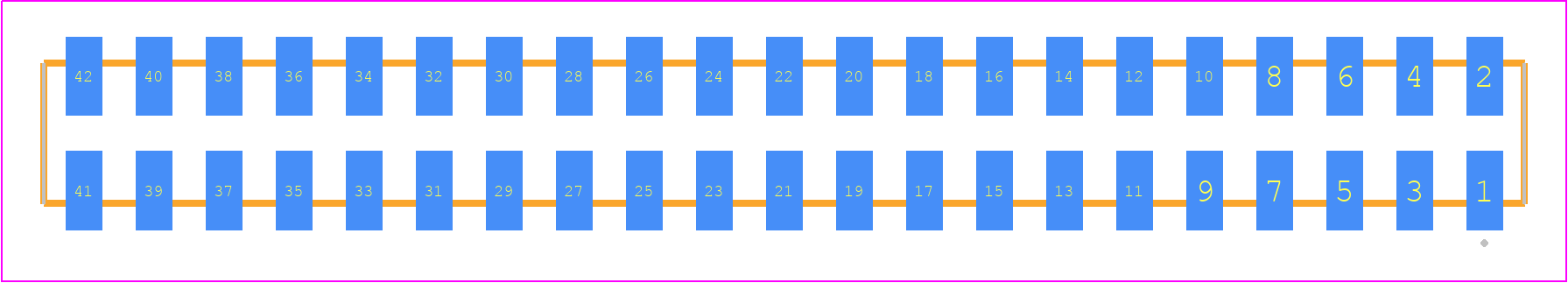 SQW-121-01-FM-D-VS - SAMTEC PCB footprint - Other - Other - SQW-121-01-XXX-D-VS