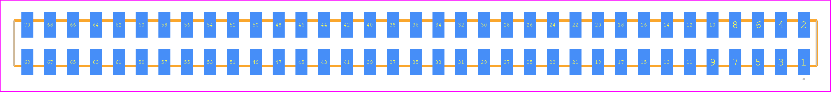 SQW-135-01-SM-D-VS - SAMTEC PCB footprint - Other - Other - SQW-135-01-XXX-D-VS