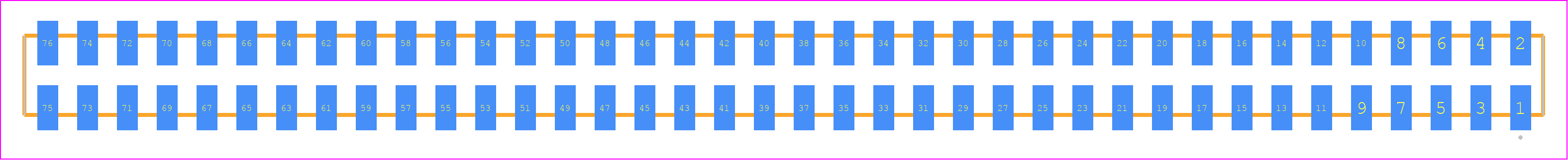 SQW-138-01-FM-D-VS - SAMTEC PCB footprint - Other - Other - SQW-138-01-XXX-D-VS