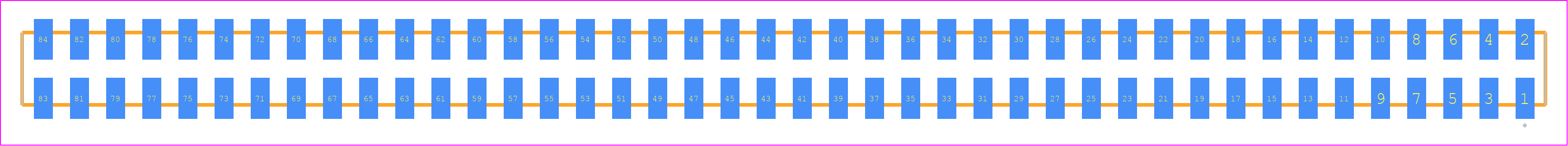 SQW-142-01-FM-D-VS - SAMTEC PCB footprint - Other - Other - SQW-142-01-XXX-D-VS
