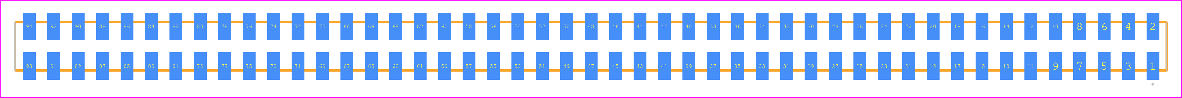 SQW-147-01-F-D-VS - SAMTEC PCB footprint - Other - Other - SQW-147-01-XXX-D-VS