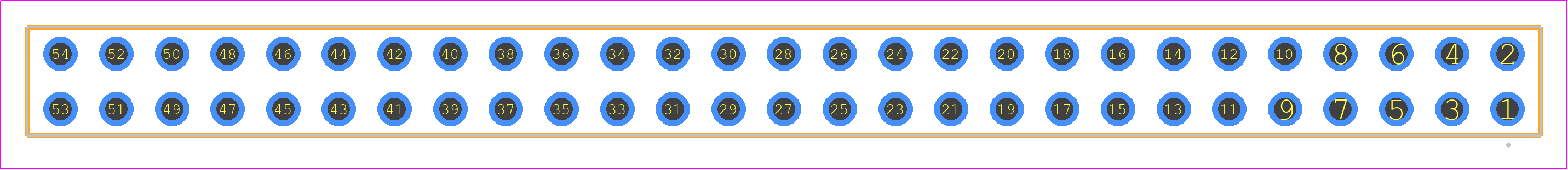 SSQ-127-01-S-D - SAMTEC PCB footprint - Other - Other - SSQ-127-XX-YYY-D
