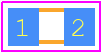 GRM1887U2A201JZ01D - Murata Electronics PCB footprint - Capacitor Chip Non-polarised - Capacitor Chip Non-polarised - GRM18_0.10 L=1.6mm W=0.8mm T=0.8mm