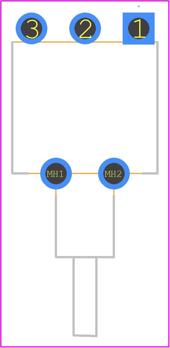 7103MDABE - LITTELFUSE PCB footprint - Other - Other - 7103MDABE-3