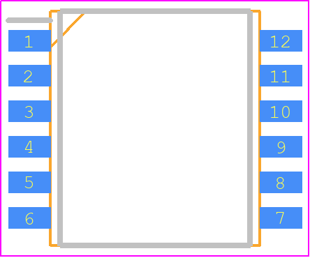 HC-027 - Taimag PCB footprint - Small Outline Packages - Small Outline Packages - HC-027 YYWW