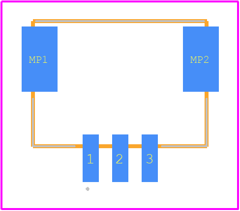 213225-0330 - Molex PCB footprint - Other - Other - 213225-0330-3