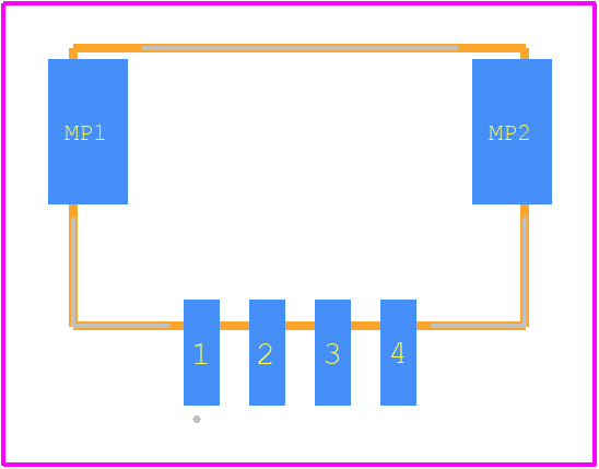 213225-0431 - Molex PCB footprint - Other - Other - 213225-0431-1