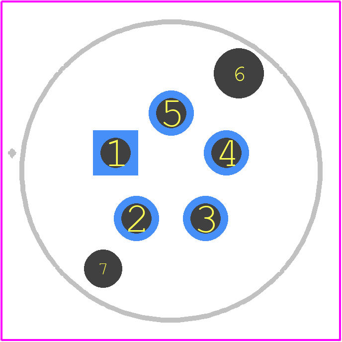 21033961505 - HARTING PCB footprint - Other - Other - 21033961505