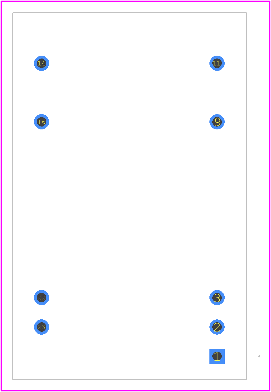 DCW12B-12 - Mean Well PCB footprint - Other - Other - 20.3mm x 31.8mm x 12.7mm