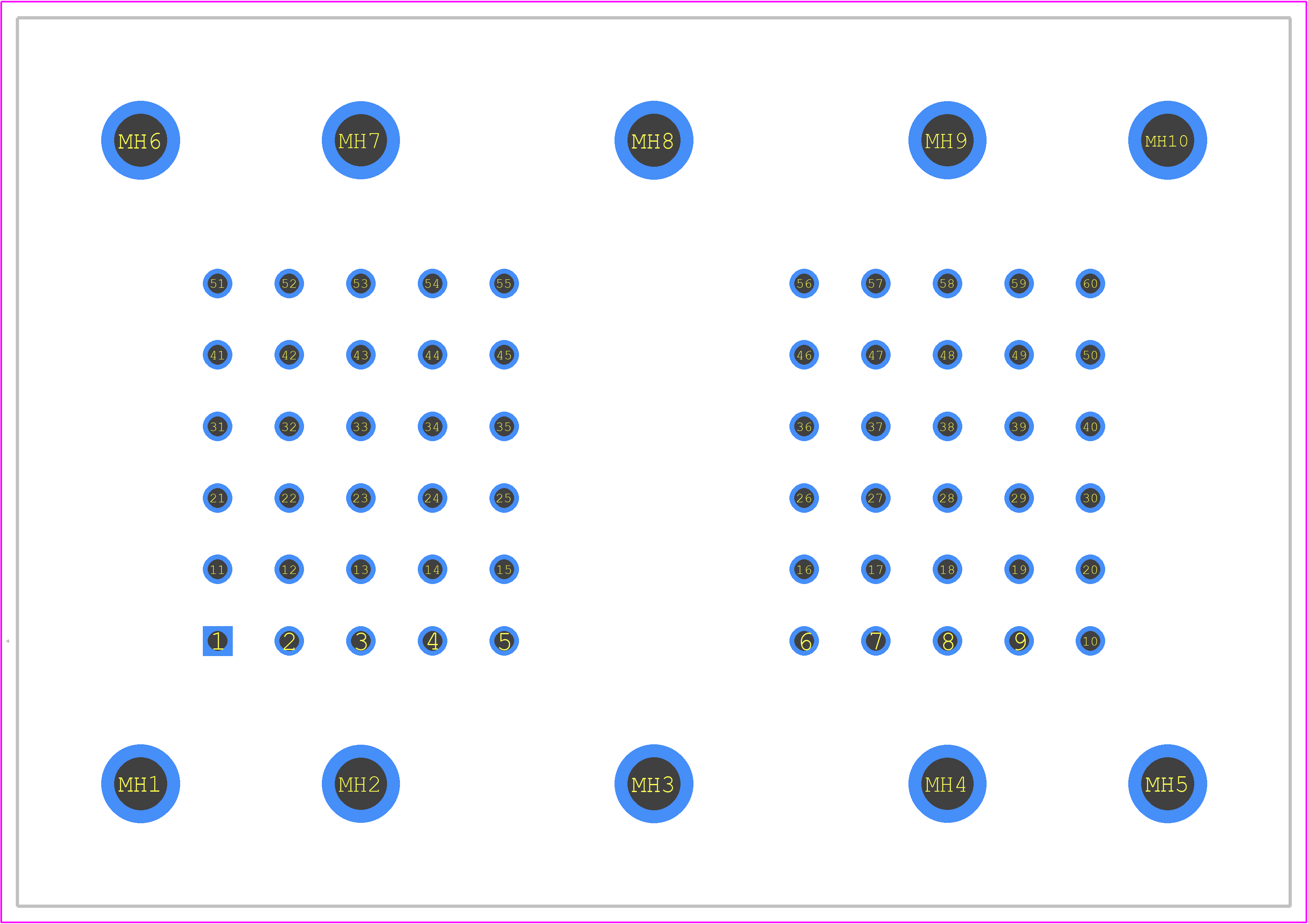 DRC20-60P05 - TE Connectivity PCB footprint - Other - Other - DRC20-60P05-2